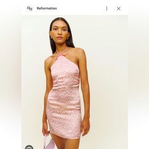 Reformation Poppie Silk Mini Dress (NWT!)